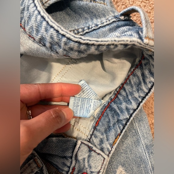 TOMMY HILFIGER Ultra High-rise Wide Leg Ripped Jeans - Picture 3 of 9